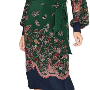 Boden Bonnie Silk Midi Dress